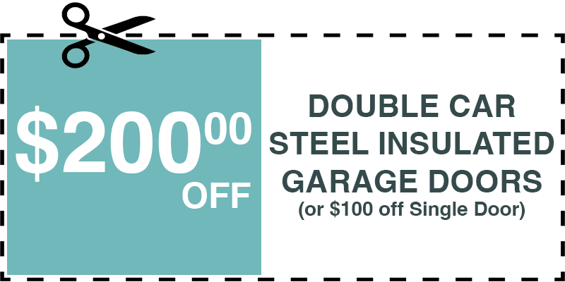 200 off garage door repair BETHPAGE