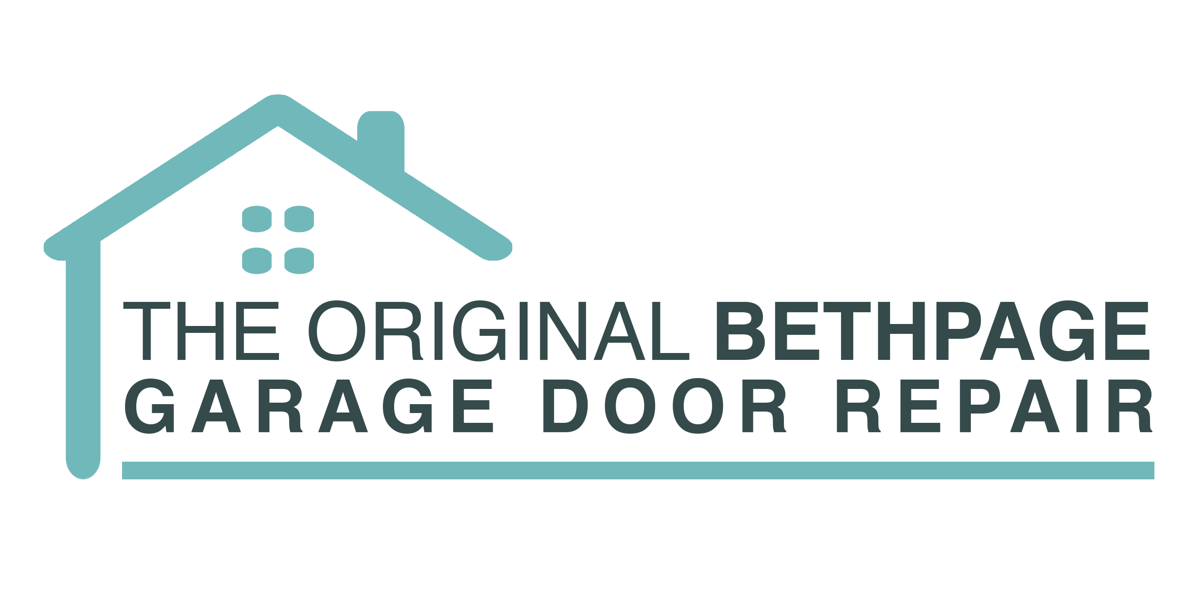 the original garage door repair Bethpage logo